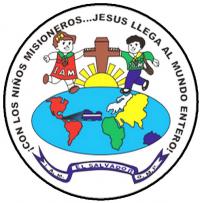 Escudo oficial de la Obra de la Infancia y Adolescencia Misionera El Salvador